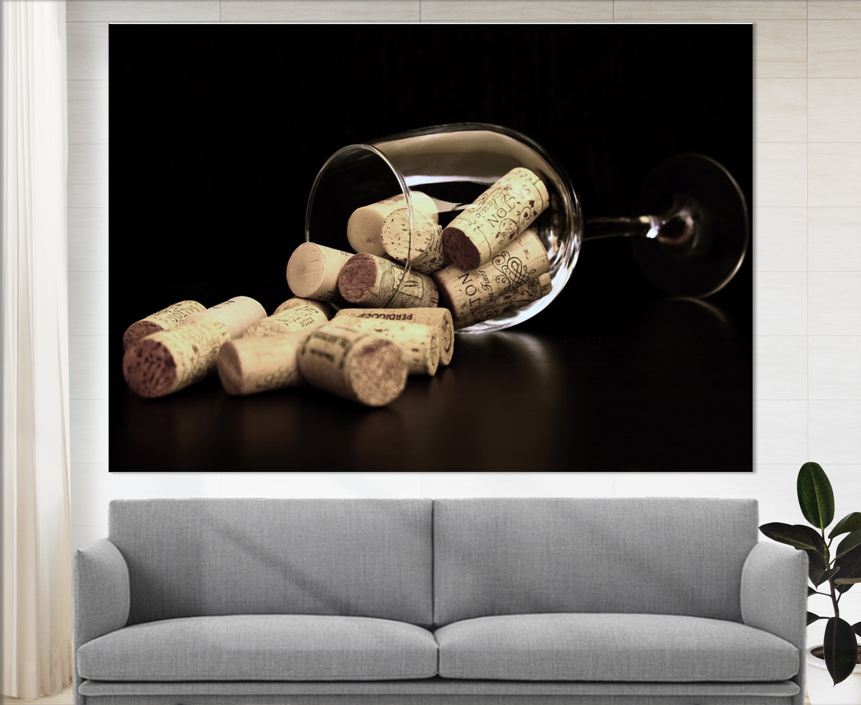 Wine Wall Art Wine Wall Decor Wine Canvas Print Sommelier | Etsy