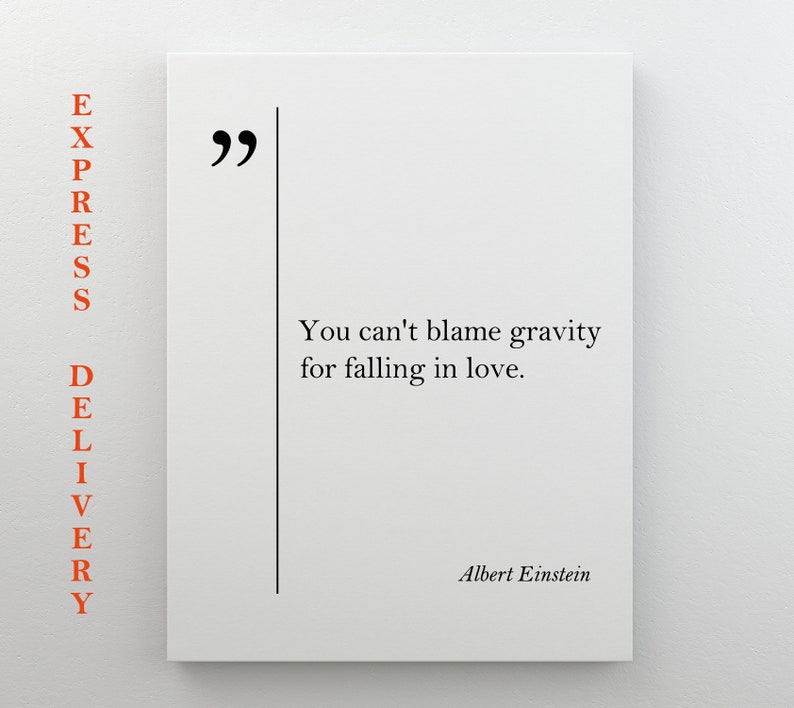 Druck Wandkunst Wand Geschenk Inspirierende Albert Einstein