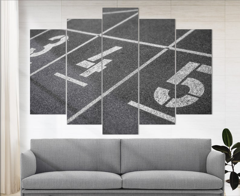 Running Canvas Art Runner Gift Running Wall Art Running Etsy