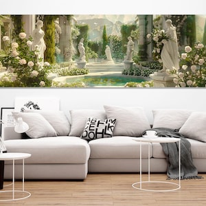 Beautiful Goddesses of Ancient Greece and Rome Painting Canvas Print, Renaissance Wall Art, Renaissance Painting, Framed and Ready to Hang image 1
