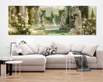 Beautiful Goddesses of Ancient Greece and Rome Painting Canvas Print, Renaissance Wall Art, Renaissance Painting, Framed and Ready to Hang