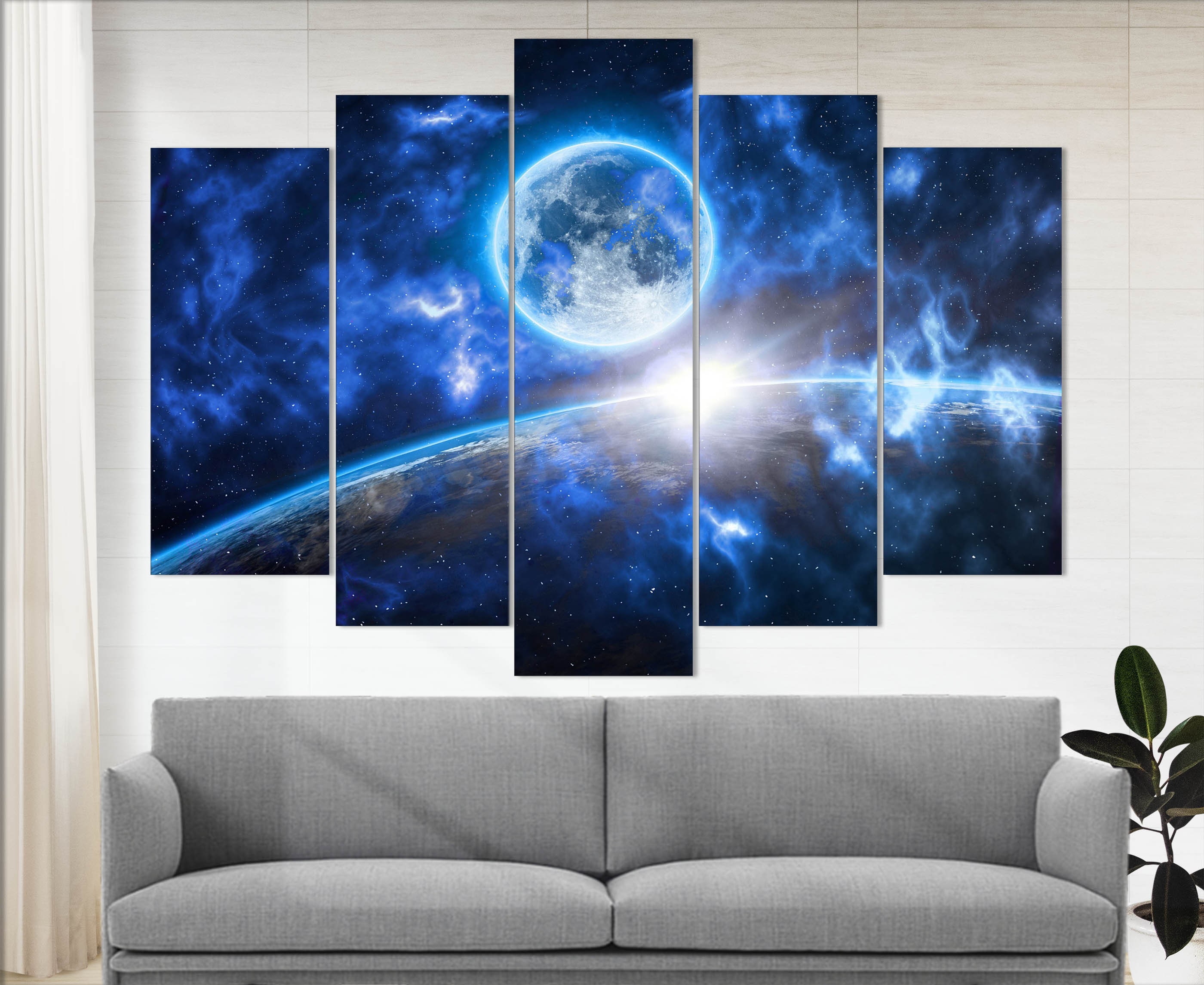 Space Canvas Art Abstract Galaxy Print Space Wall Art NASA | Etsy