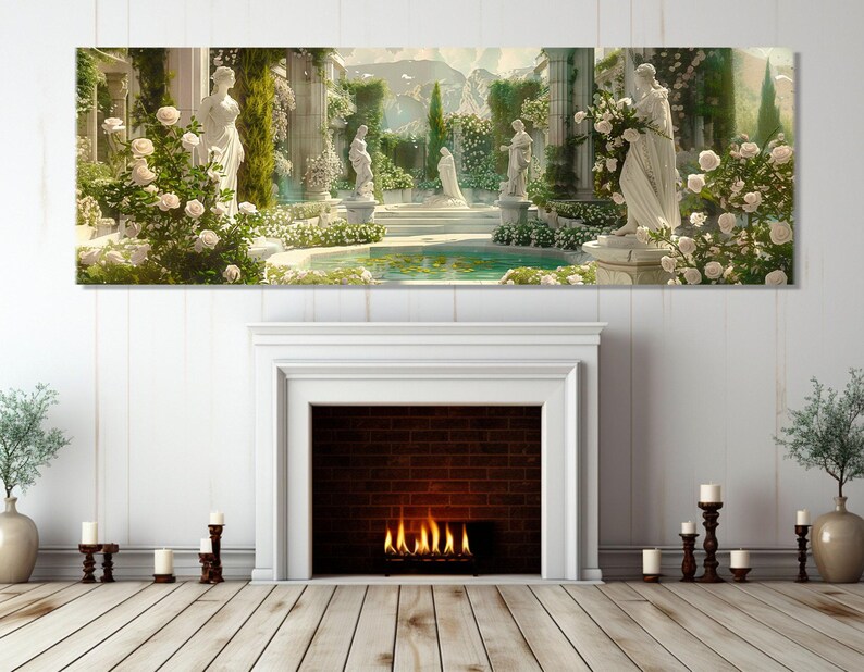 Beautiful Goddesses of Ancient Greece and Rome Painting Canvas Print, Renaissance Wall Art, Renaissance Painting, Framed and Ready to Hang image 8
