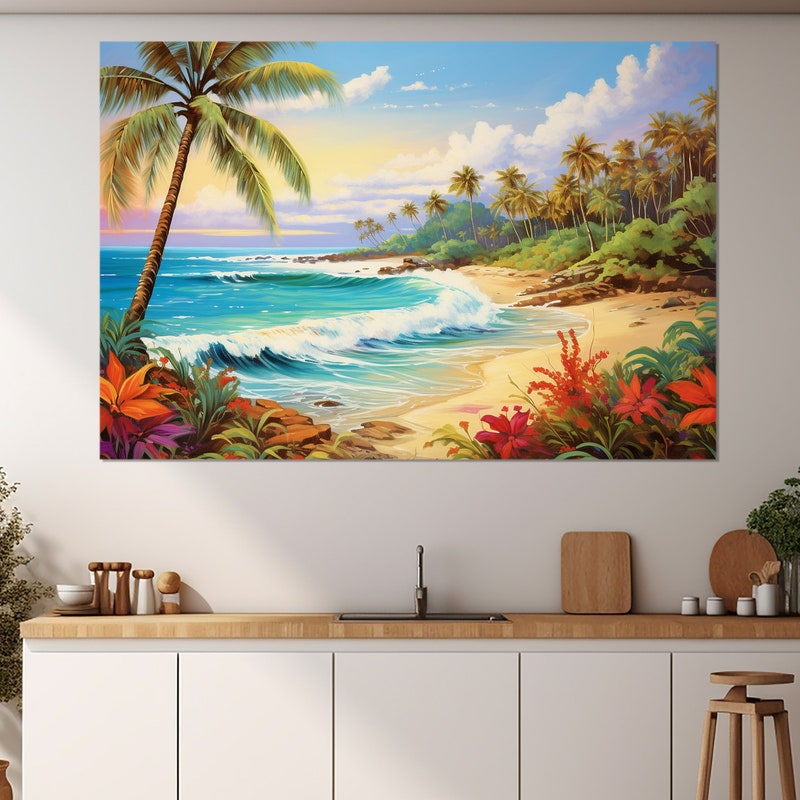 Beach Canvas Wall Art - Etsy