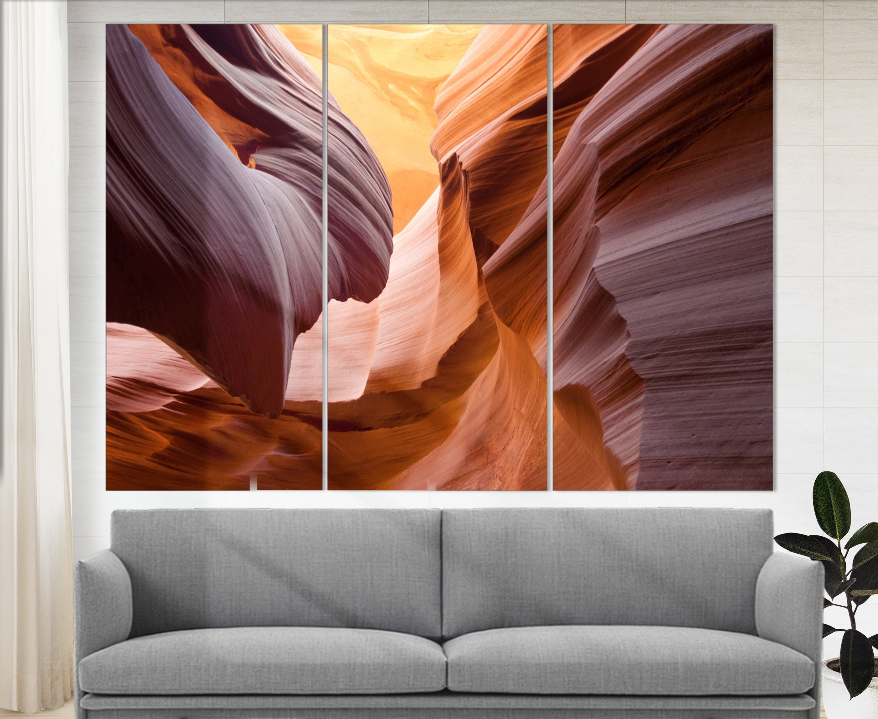 Antelope Canyon Canvas Print Canyons Wall Art Antelope - Etsy