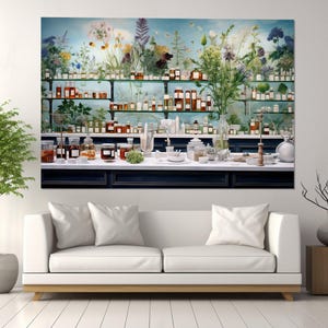 Pharmacy Wall Art, Pharmacy Wall Decor, Pharmacist Gift, Medicines Canvas Print, Hospital Wall Decor, Framed and Ready to Hang
