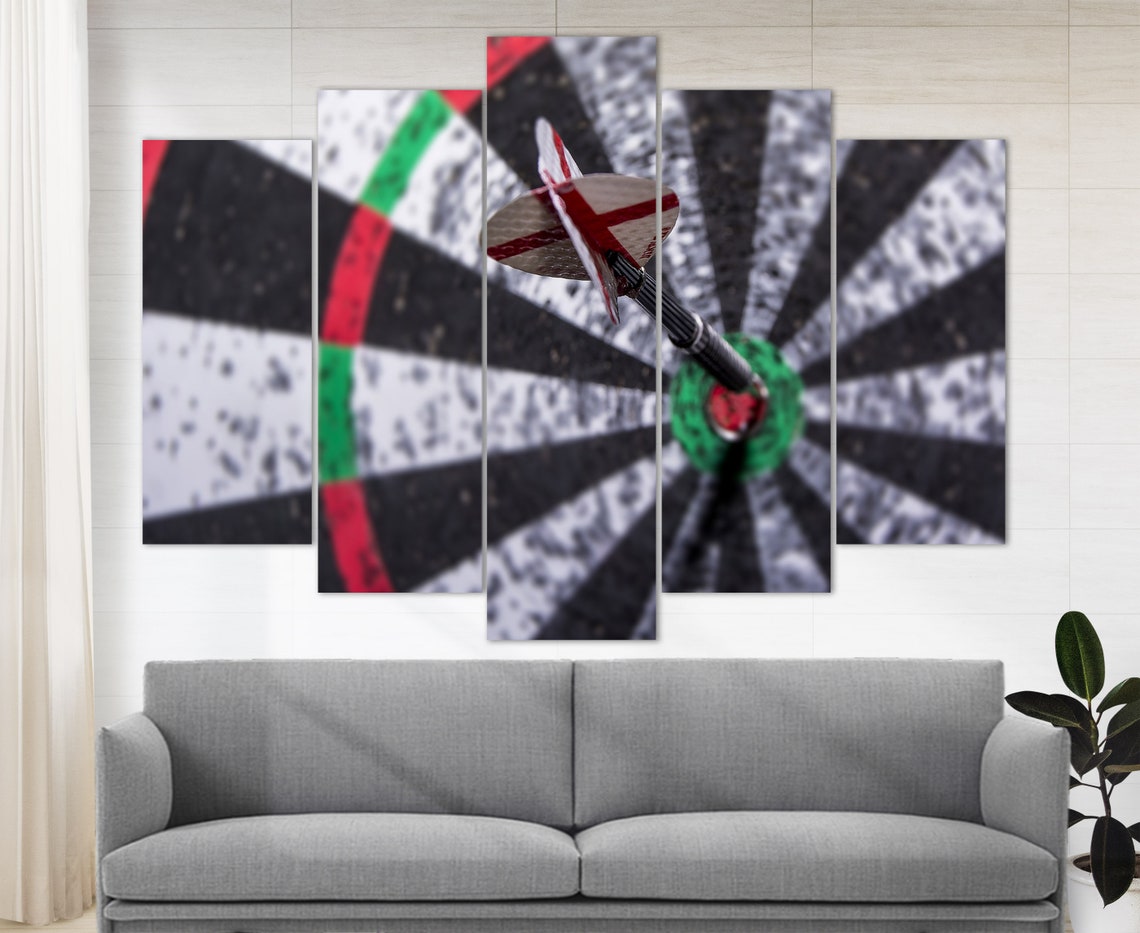 Darts Wall Art Darts Canvas Print Darts Player Gift Etsy