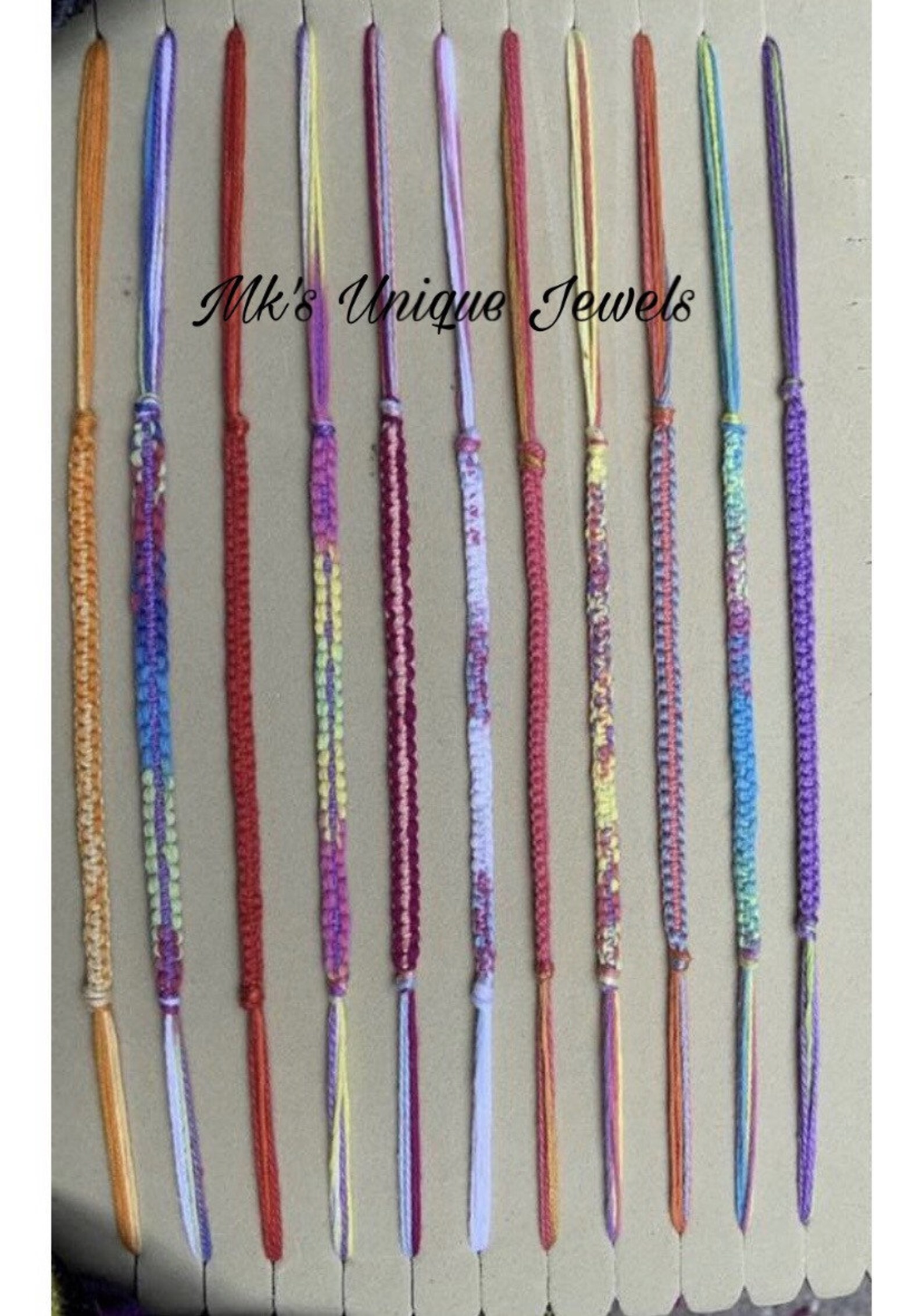 Bulk Friendship String Bracelets 1 to 10 Etsy
