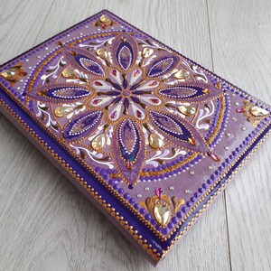 Handpainted Mandala Notebook: A5 Undated Journal, Oriental Art