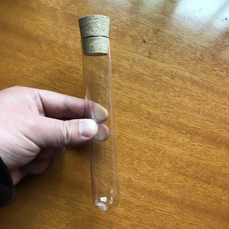 50pcs Plastic Test Tubes With Cork Stopper For Wedding Favor Etsy