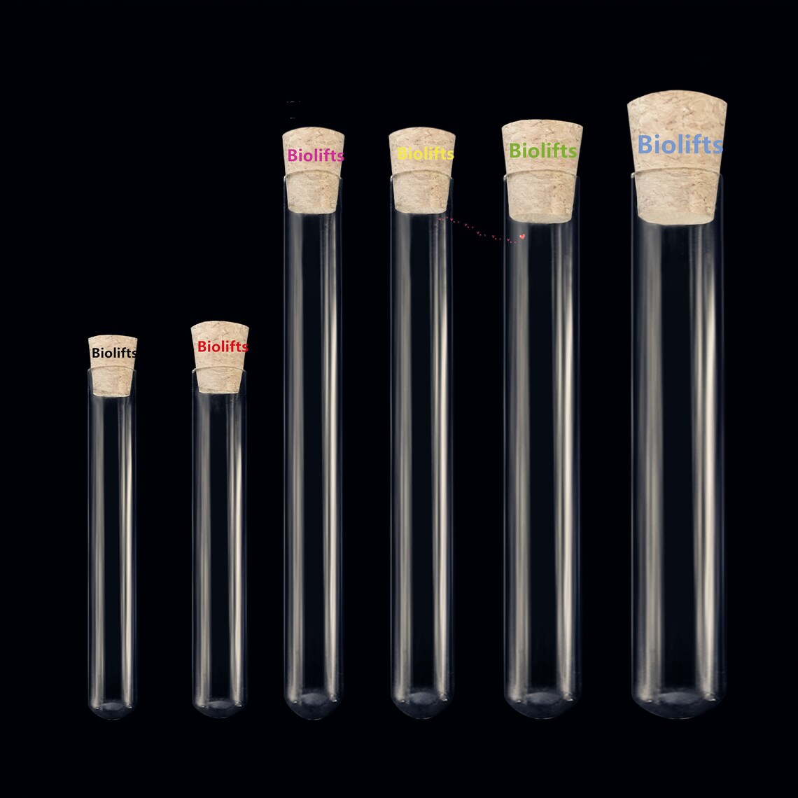 50pcs Plastic Test Tubes With Cork Stopper For Wedding Favor Etsy