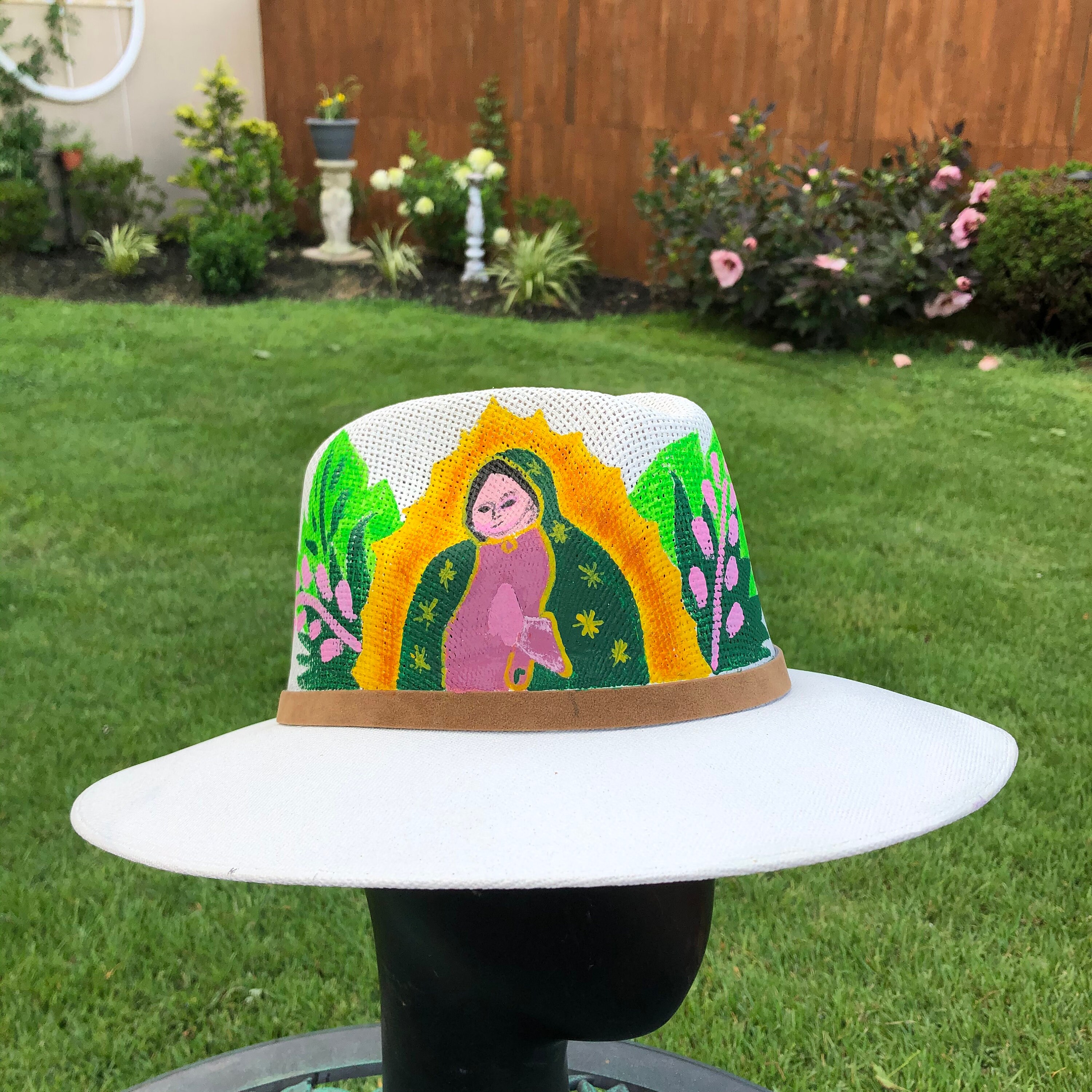 Virgen de Guadalupe Artisanal Hat Etsy