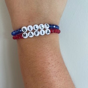 Buffalo Bills Mafia Stackable Bracelets