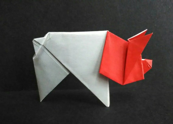 Origami Pig Celebrations On New Year 2019 Is A Year Of Pig