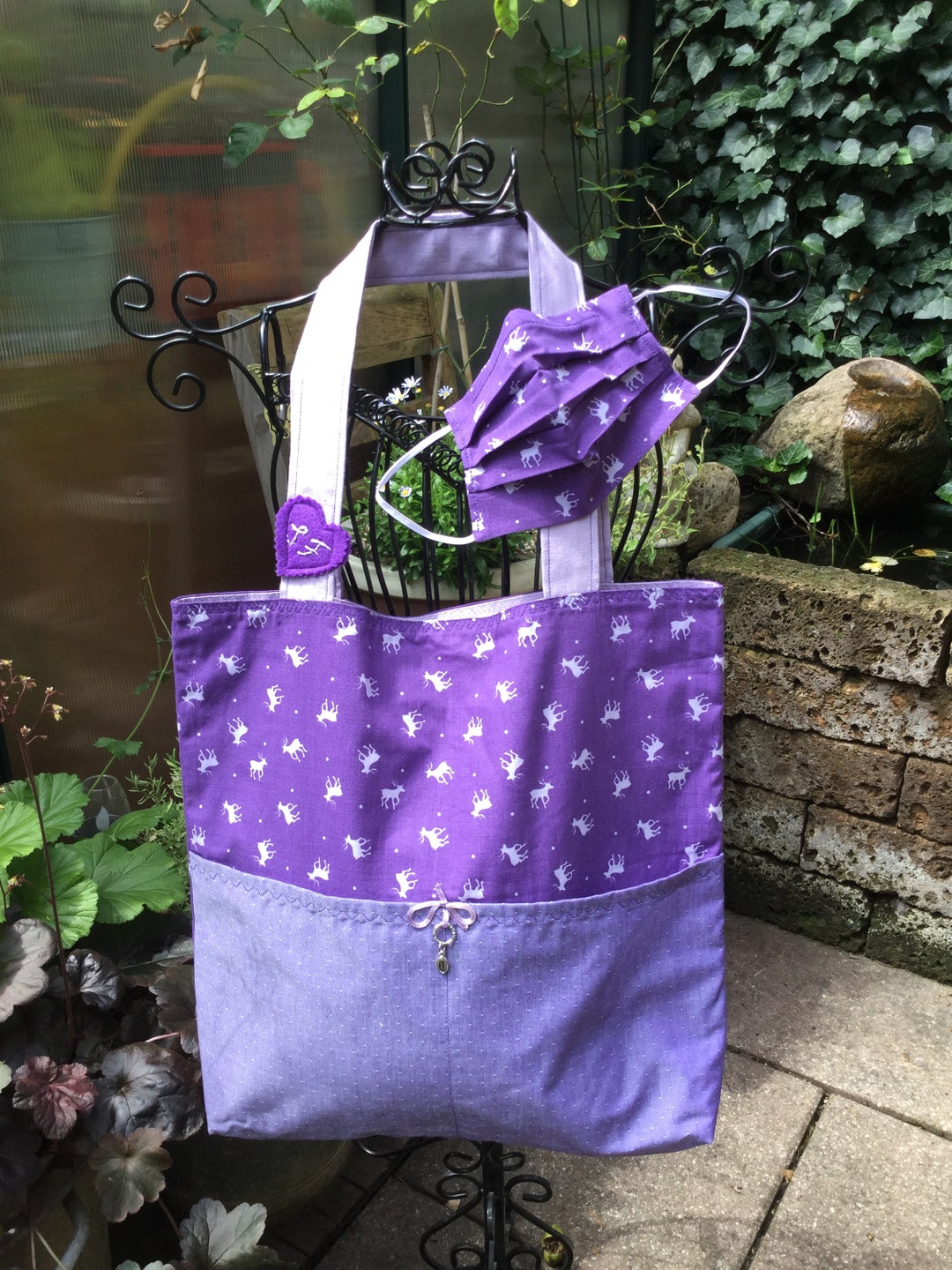 Fabric Shopping Bag lined Etsy