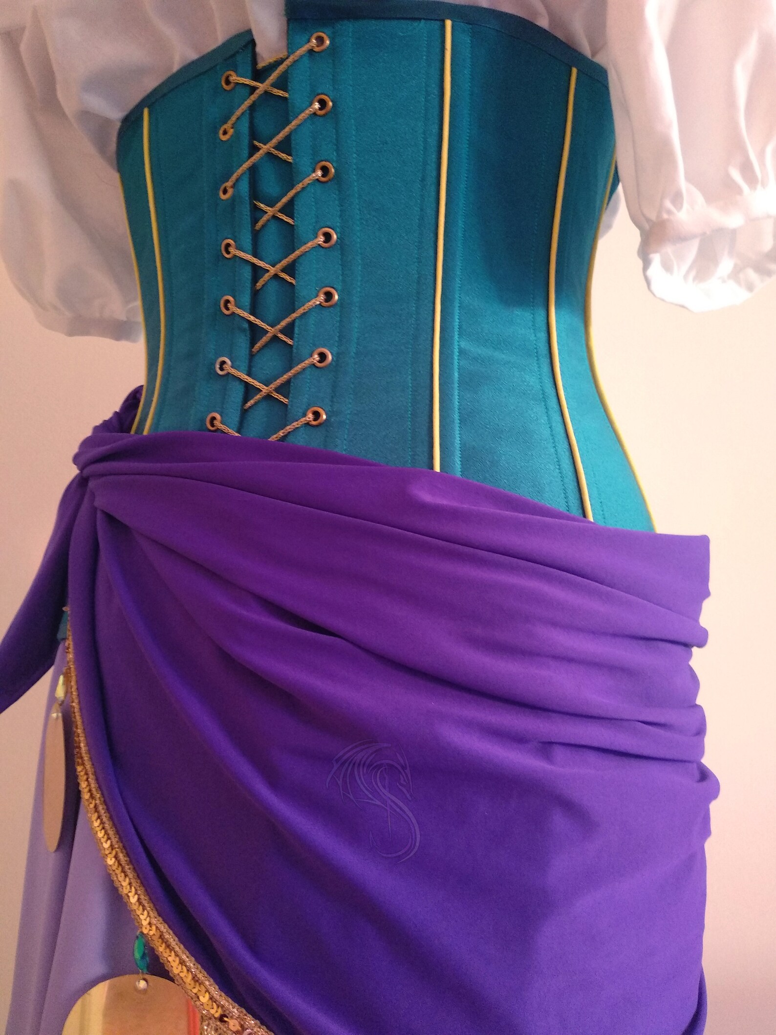 Esmeralda Cosplay Corset Etsy