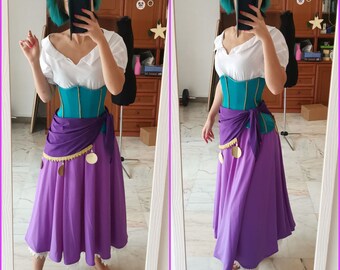 Esmeralda Cosplay Costume | Etsy Australia
