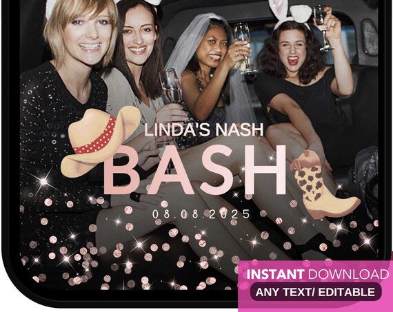 Snapchat Filter Bachelorette Nashville Instant Download Etsy France Snapchat Filter Bachelorette Nashville Instant Download Etsy France