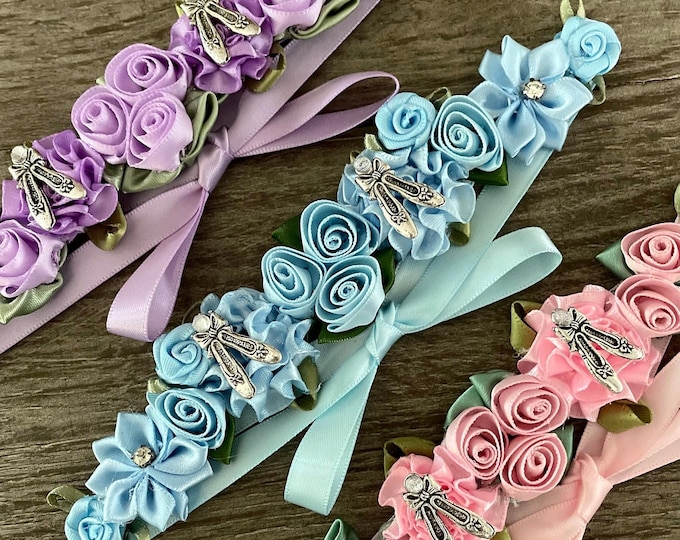 BunFlowerz MTO Ballet Pointe Shoes BunWrap (ballerina doll ballet wrap, young dancer bun wrap, ballerina crown, ballet shoe bunwrap)