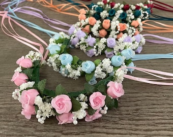 BunFlowerz MTO YAGP Ballet Hair Piece (giselle professional ballet headpiece, swanhilda hair crown, coppelia headpiece, flower garland)
