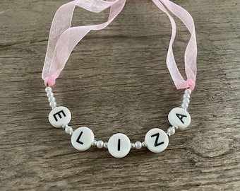 Custom Name Charm BunWrap: Personalized Ballet Gift
