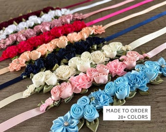 Assorted Floral Ballet Bun Wrap: Dance Recital Bunwrap, Studio class uniform hair