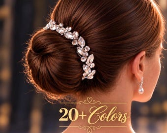 Rhinestone Bun Wrap, Ballet Hairpiece, Dance Performance Accessory, Crystal Crown, 20+ Colors