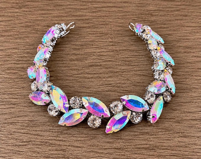 AB Rhinestone Bun Wrap: Bridal Ballet Hair Piece