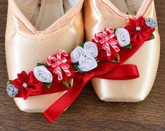 Candy Cane Ballet Bunwrap: Nutcracker Gift for Dancer