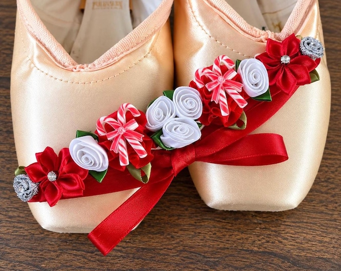 Candy Cane Ballet Bunwrap: Nutcracker Gift for Dancer