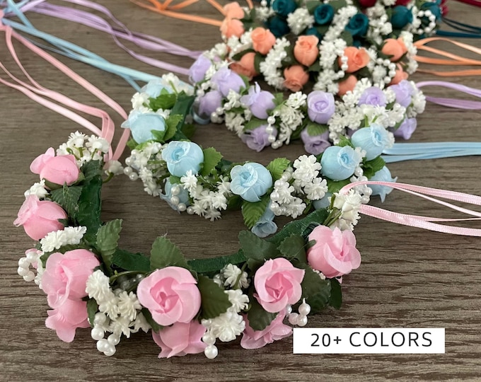 MTO Ballet Hair Garland: Custom Coppelia or Giselle Head Piece, dance competition hairpiece