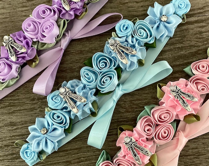 BunFlowerz MTO Ballet Pointe Shoes BunWrap (ballerina doll ballet wrap, young dancer bun wrap, ballerina crown, ballet shoe bunwrap)