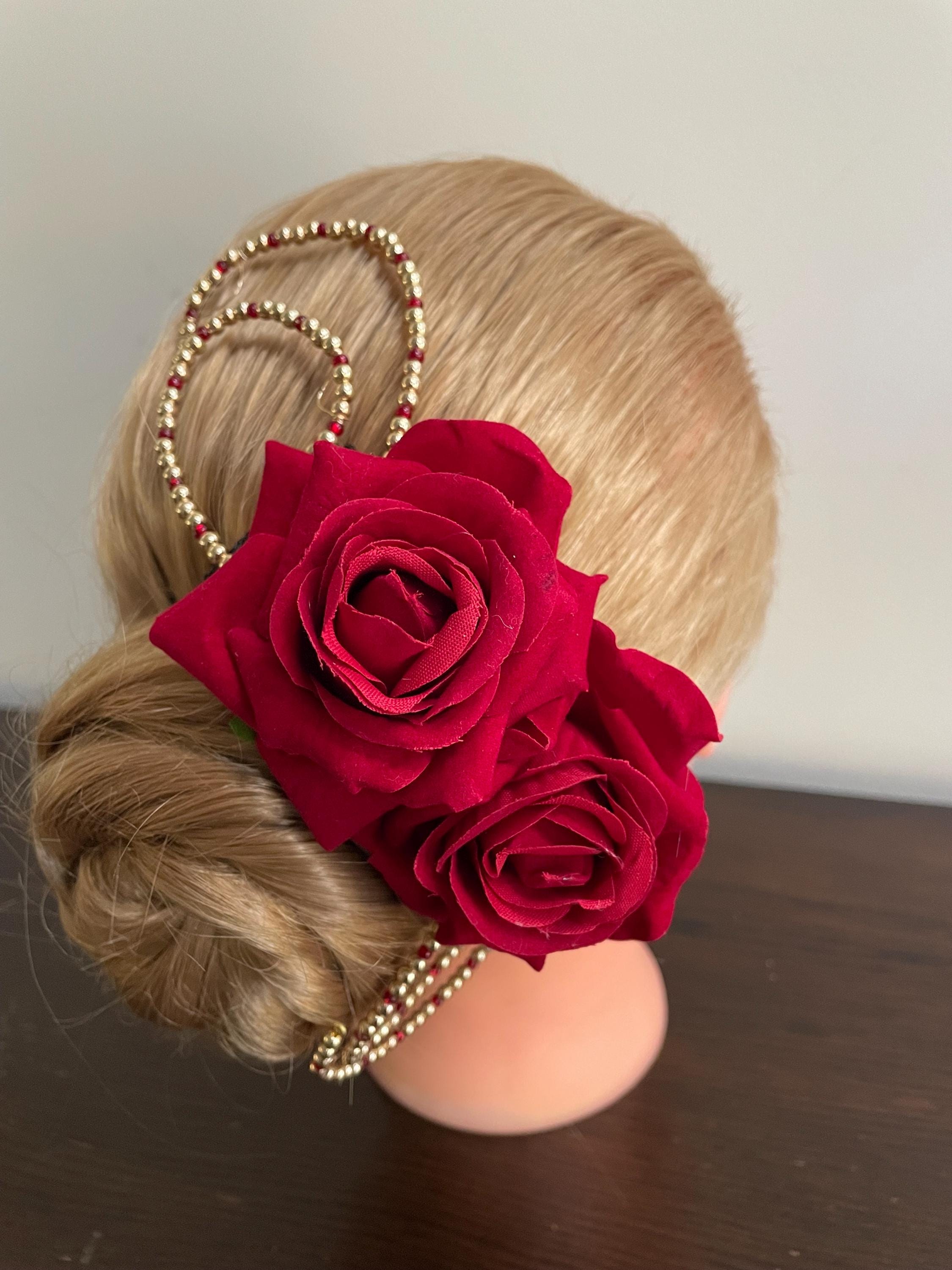 Rose Hair Pins - Etsy Rose Hair Pins - Etsy