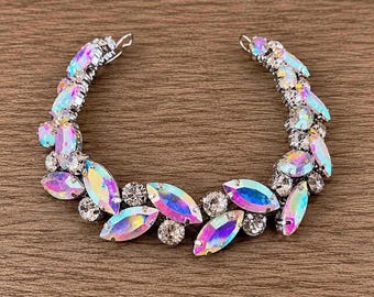 AB Rhinestone Bun Wrap: Bridal Ballet Hair Piece
