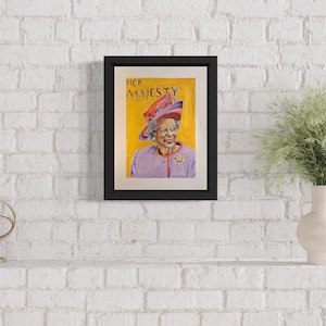 Her Majesty. Original Oil painting of Queen Elizabeth
