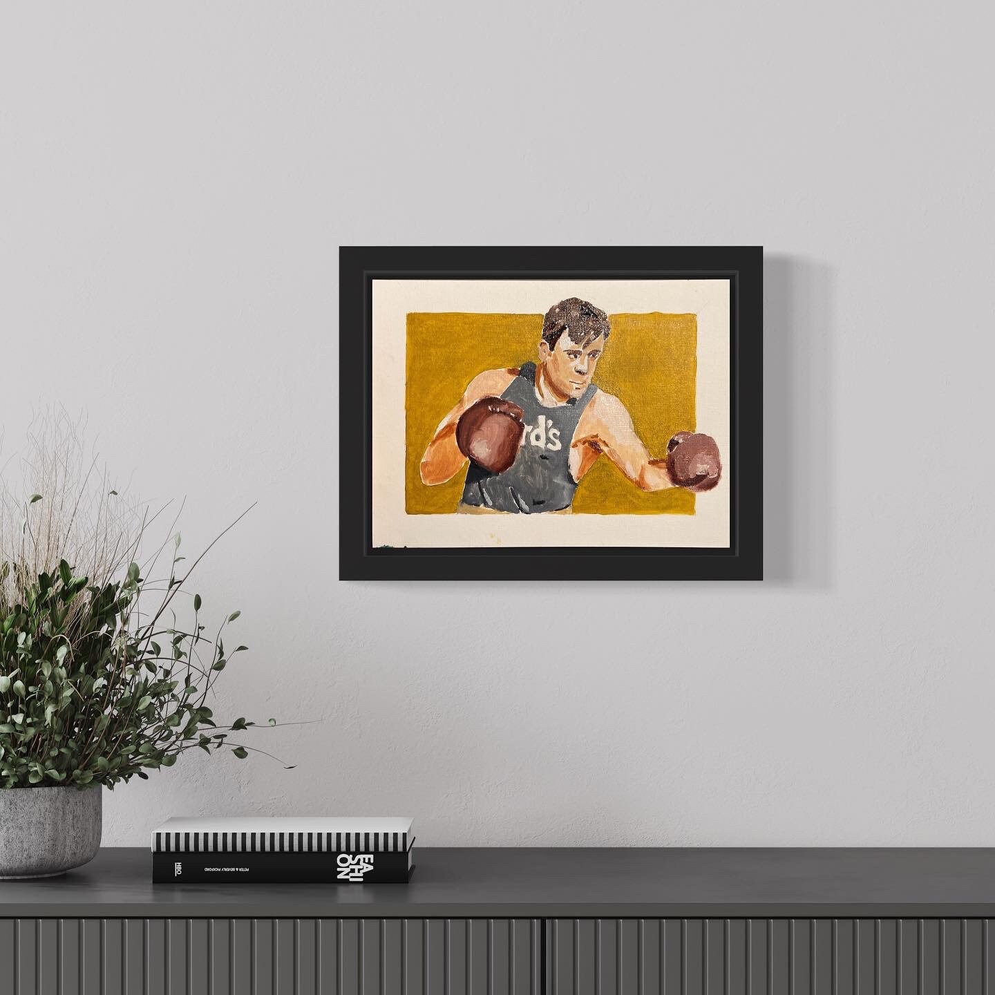 The Boxer. Original Oil Painting of Boxer - Etsy Canada