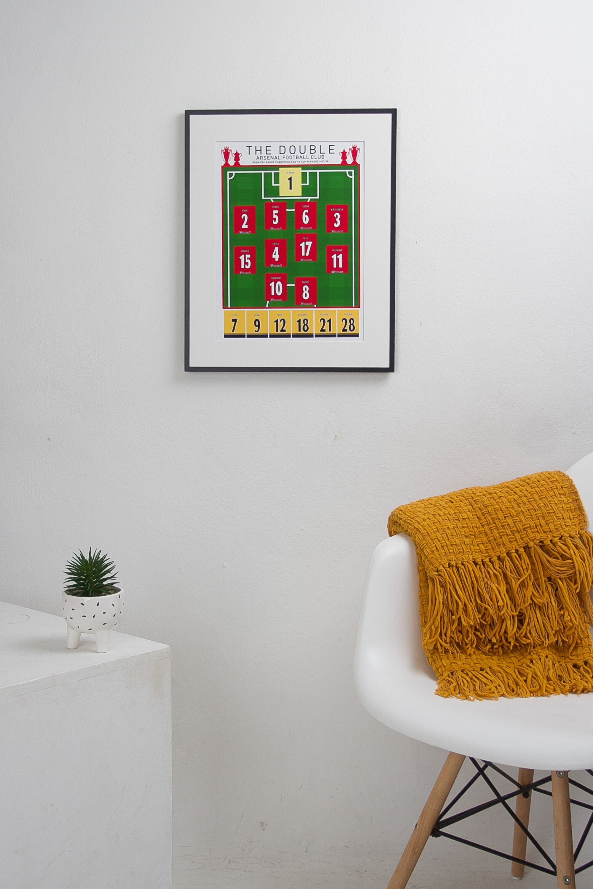 Arsenal Fc Classic Xi A3 Print