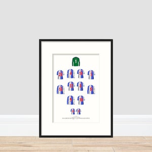 Blackburn Rovers - League Cup Winners 2002 A4 Print
