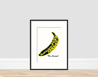 Arsenal - Bruised Banana A4 Print