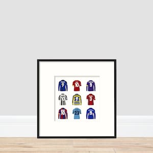 Serie A Superstars A4 Print
