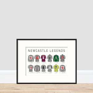 Newcastle United - Legends of St. James' Park A4 Print