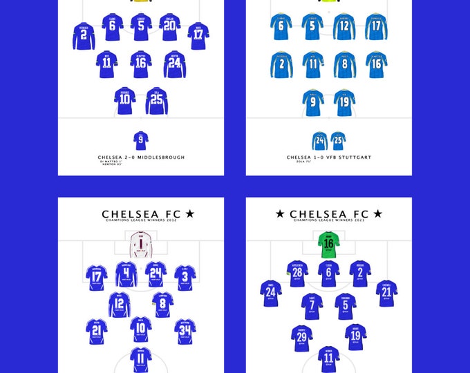 Chelsea - Choose 2 A3 Prints