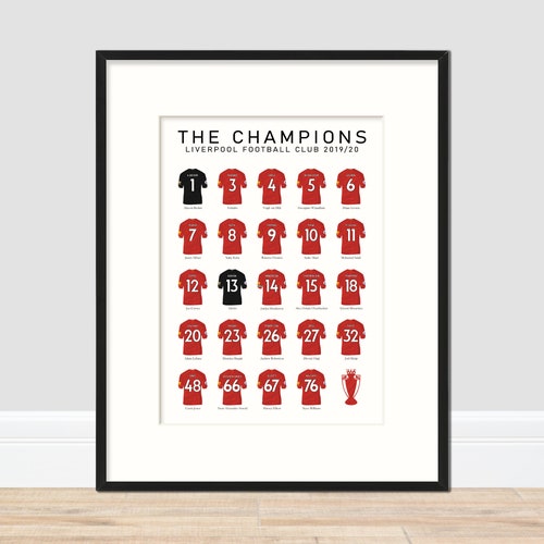 Liverpool - Champions 19/20 A3 Imprimer
