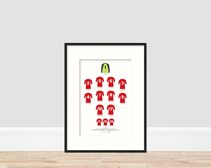 Charlton Athletic - The Playoff 1998 A4 Print