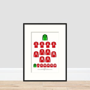 Manchester United - Kings of Europe 1999 A4 Print