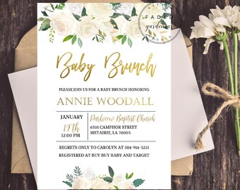Baby Shower Brunch Etsy Baby Shower Brunch Etsy