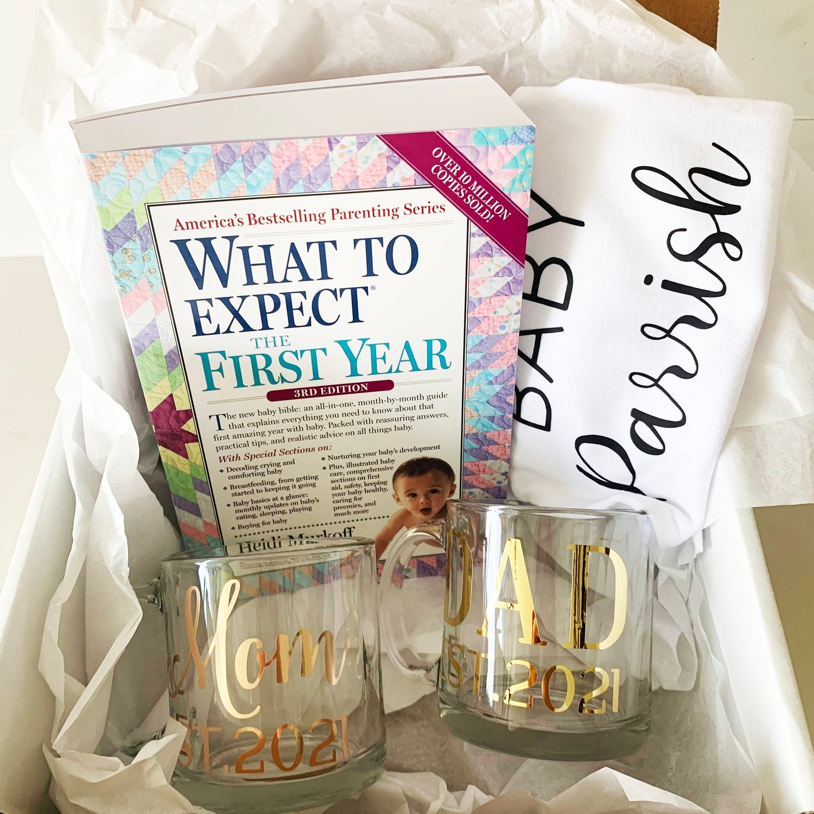 New Parents Gift Basket New Parents Gift Box New Parents Etsy