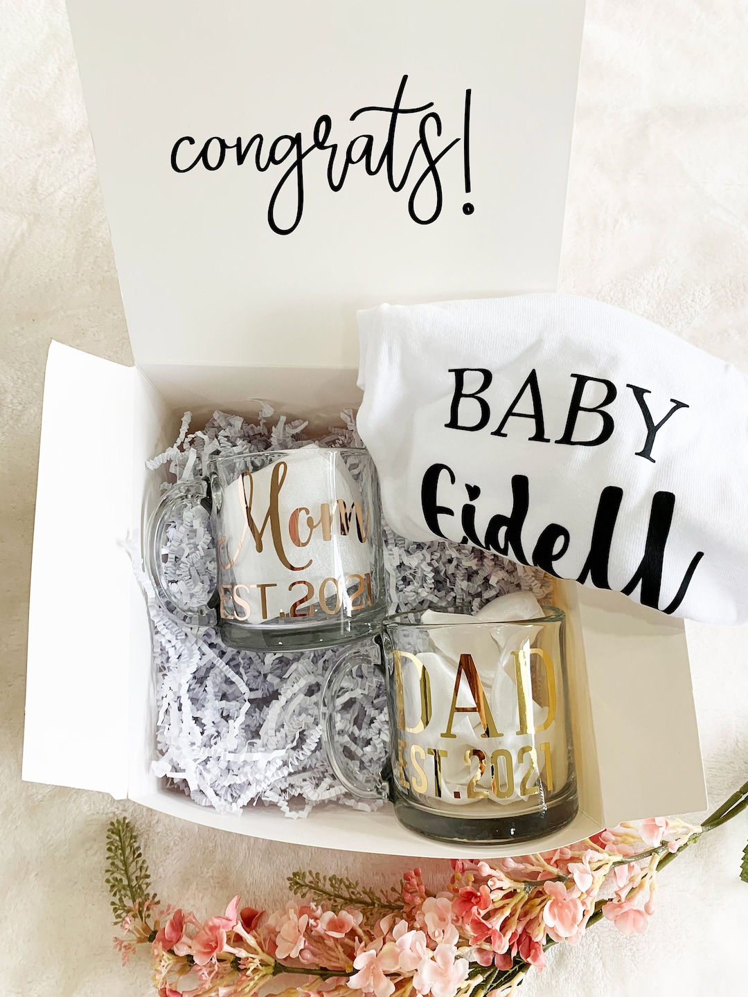 New Parent Gift Basket New Parent Gift Box New Parents Gift Etsy