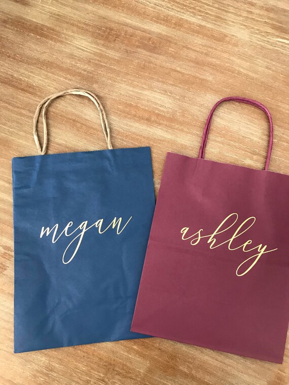 burgundy gift bags