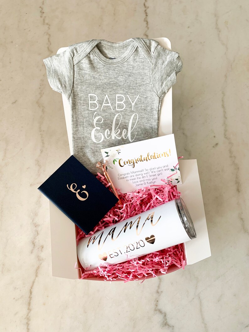 Baby Gift Basket New Baby Gift Set Basket Pregnancy Etsy